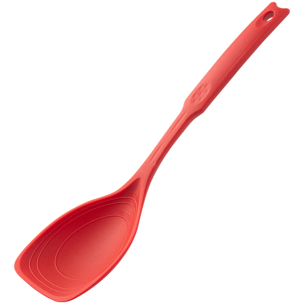 Multi-Functional Silicone Spatula & Spoon – Heat-Resistant, Non-Stick Cooking Tool for Stir-Fry, Soup, and Baking