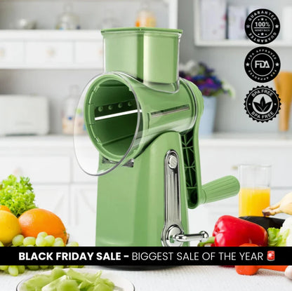 5 in 1 Rotary Cheese Grater Vegetable Slicer
