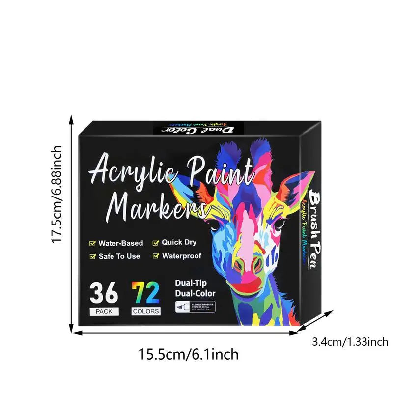 Double-End Art Markers for Kids & Adults