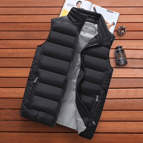 Men’s Heated Vest – Windproof Electric Heated Jacket, USB Rechargeable, Sleeveless Winter Warm Thermal Waistcoa