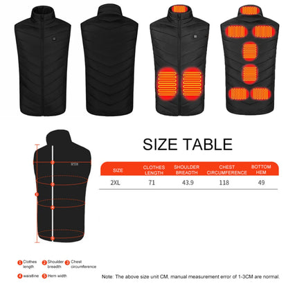 Heated Vest With 9 Heating Zones – USB Electric Winter Thermal Jacket for Men & Women, Lightweight Outdoor Skiing & Hiking Coat