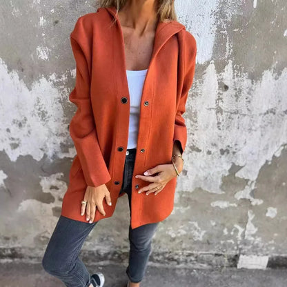 Women’s Hooded Long Sleeve Cardigan Jacket