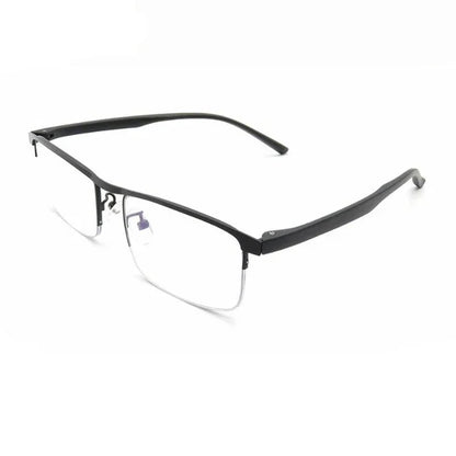 IENJOY Intelligent Multifocal Progressive Reading Glasses Half Frame Dual-use Anti-Blue Light  Automatic Adjustment Eyewear