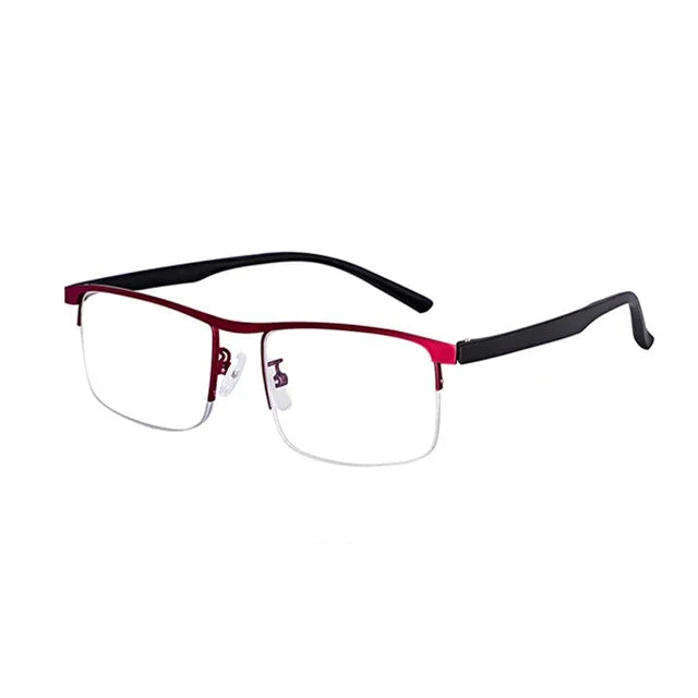 IENJOY Intelligent Multifocal Progressive Reading Glasses Half Frame Dual-use Anti-Blue Light  Automatic Adjustment Eyewear