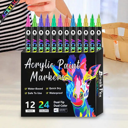Double-End Art Markers for Kids & Adults
